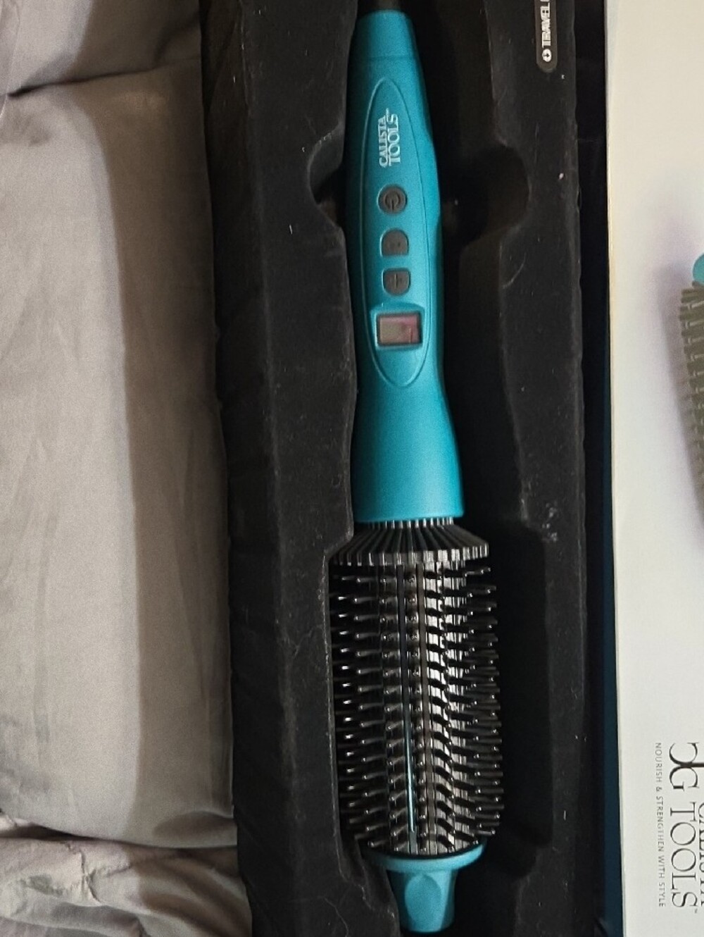 Calista Tools Perfecter Pro Grip Digital Fusion Styler - Teal - Picture 2 of 4
